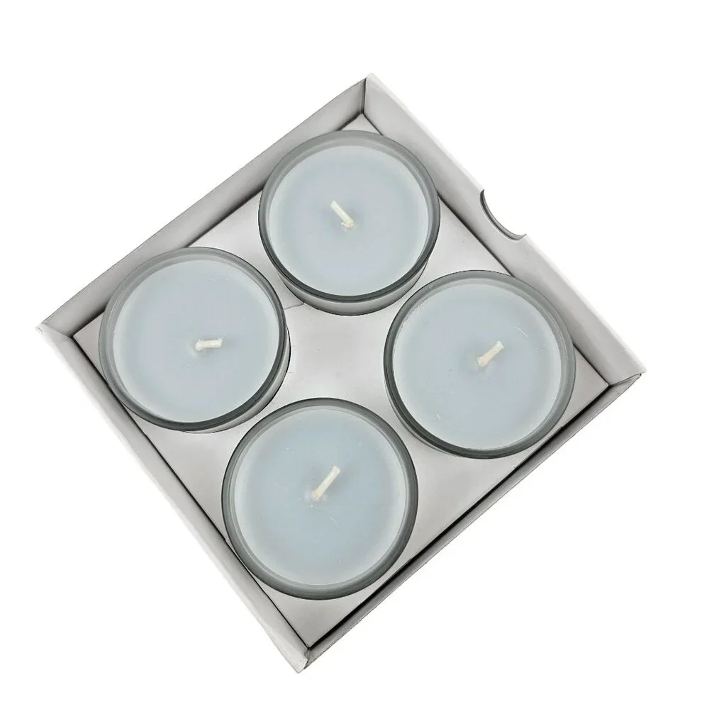 Restoration Hardware Honeydew Quince Votive Candles Set of 4 Filled Votives